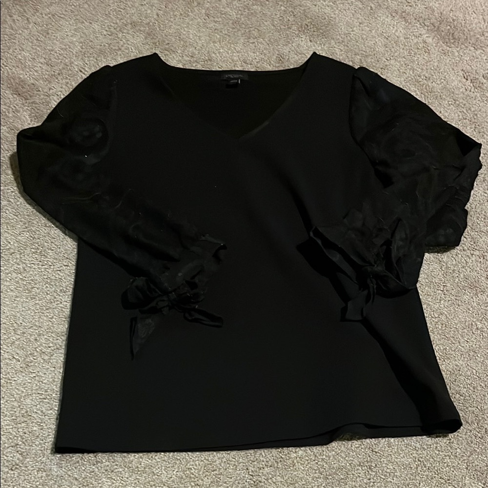 Elegant Ann Taylor Black Women's Top